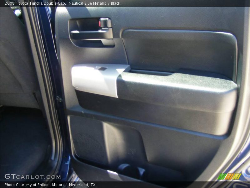 Nautical Blue Metallic / Black 2008 Toyota Tundra Double Cab