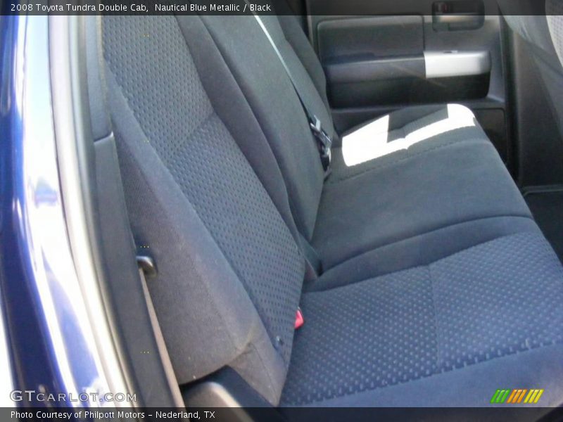 Nautical Blue Metallic / Black 2008 Toyota Tundra Double Cab