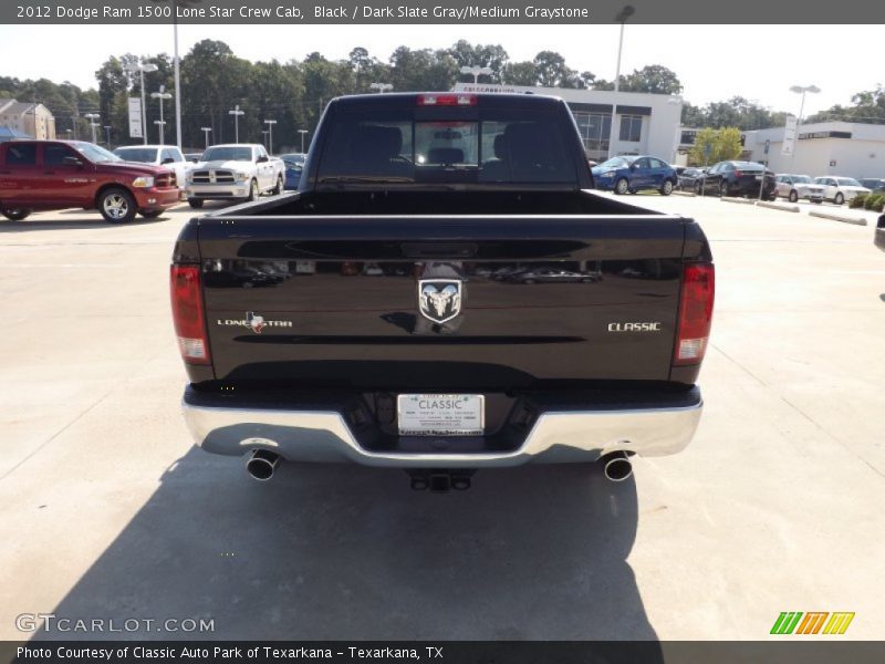 Black / Dark Slate Gray/Medium Graystone 2012 Dodge Ram 1500 Lone Star Crew Cab