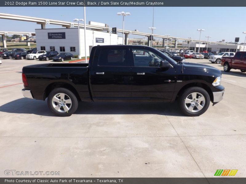 Black / Dark Slate Gray/Medium Graystone 2012 Dodge Ram 1500 Lone Star Crew Cab