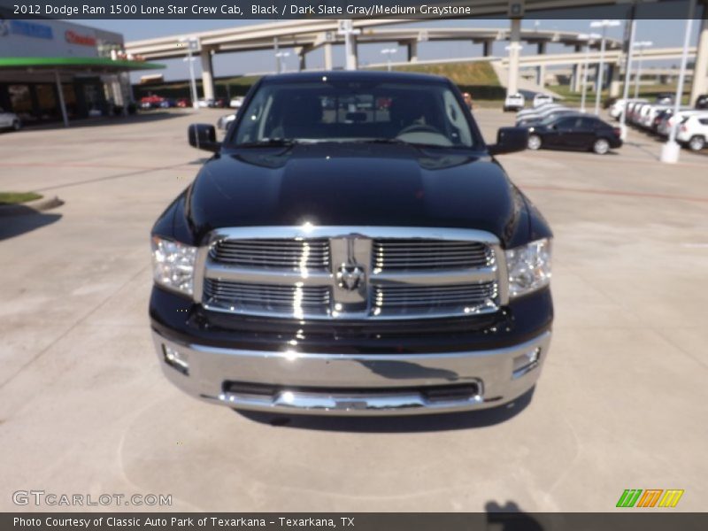 Black / Dark Slate Gray/Medium Graystone 2012 Dodge Ram 1500 Lone Star Crew Cab