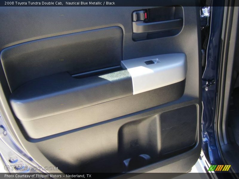 Nautical Blue Metallic / Black 2008 Toyota Tundra Double Cab