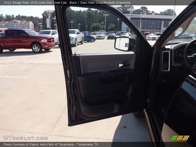 Black / Dark Slate Gray/Medium Graystone 2012 Dodge Ram 1500 Lone Star Crew Cab