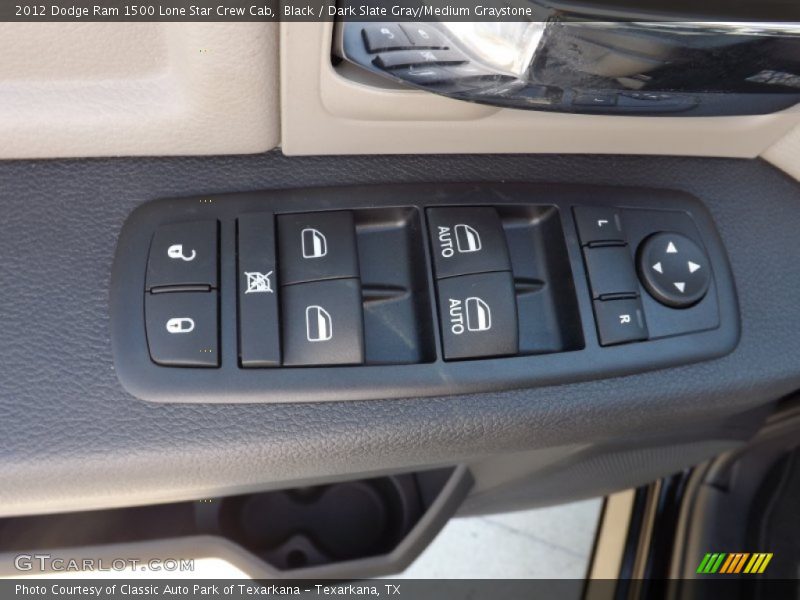 Black / Dark Slate Gray/Medium Graystone 2012 Dodge Ram 1500 Lone Star Crew Cab