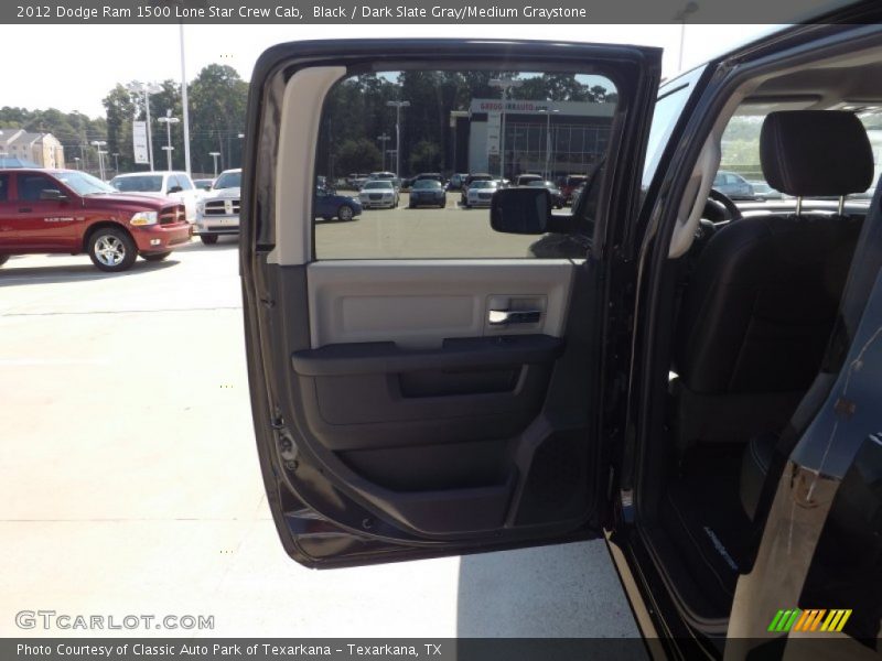 Black / Dark Slate Gray/Medium Graystone 2012 Dodge Ram 1500 Lone Star Crew Cab