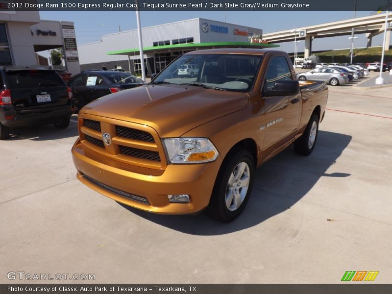 Tequila Sunrise Pearl / Dark Slate Gray/Medium Graystone 2012 Dodge Ram 1500 Express Regular Cab