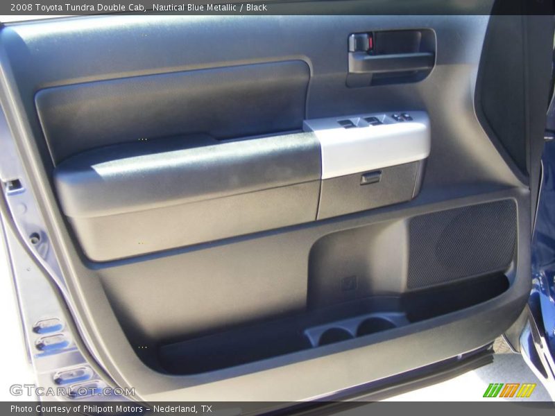 Nautical Blue Metallic / Black 2008 Toyota Tundra Double Cab
