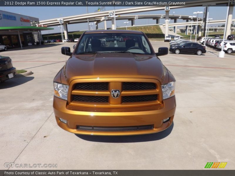 Tequila Sunrise Pearl / Dark Slate Gray/Medium Graystone 2012 Dodge Ram 1500 Express Regular Cab