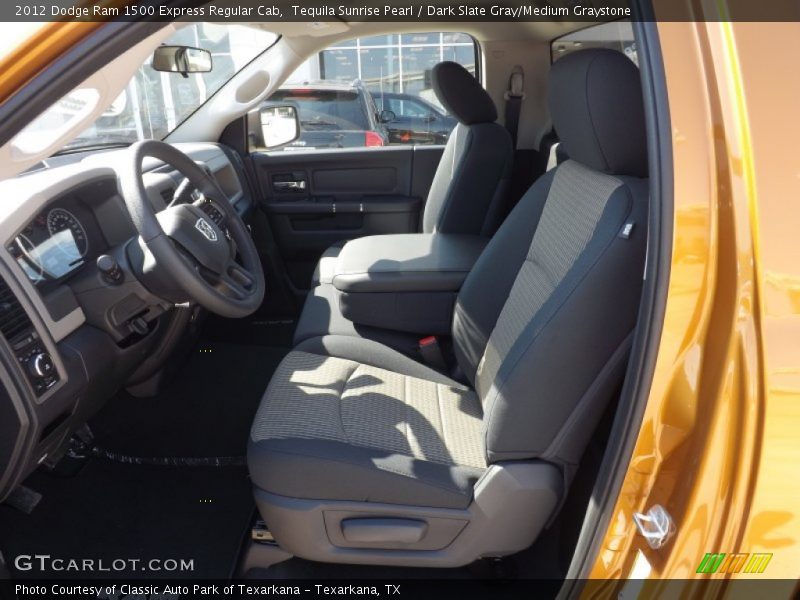 Front Seat of 2012 Ram 1500 Express Regular Cab