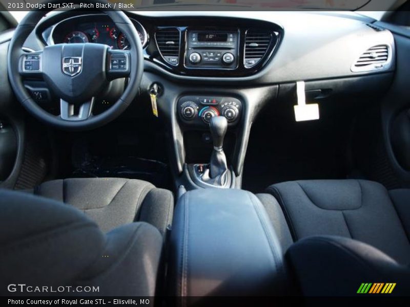 Dashboard of 2013 Dart SXT