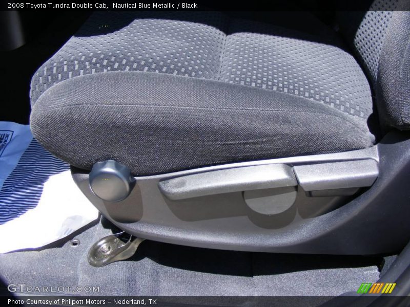 Nautical Blue Metallic / Black 2008 Toyota Tundra Double Cab
