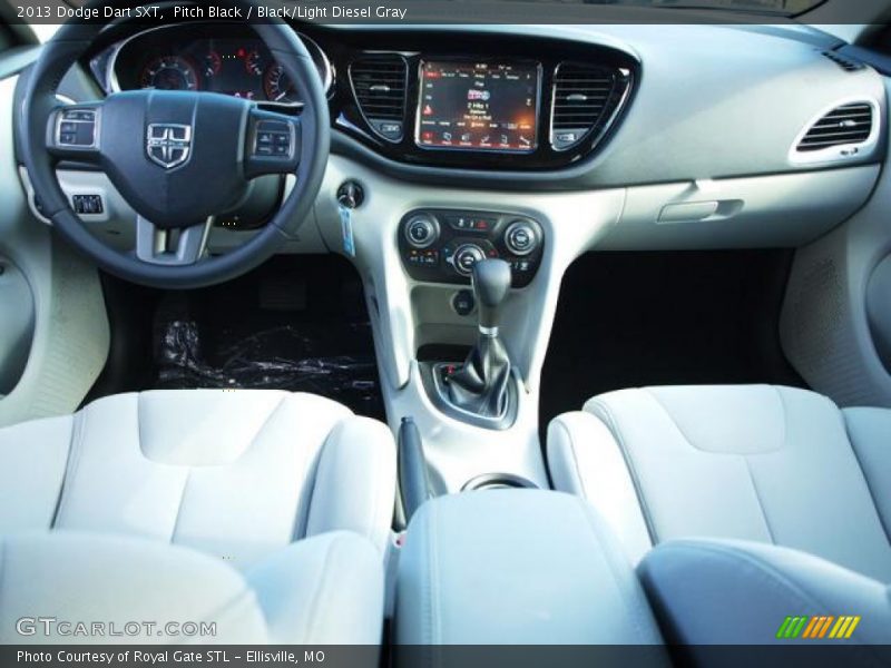 Dashboard of 2013 Dart SXT