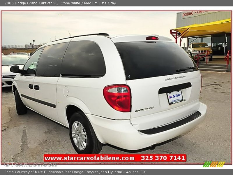 Stone White / Medium Slate Gray 2006 Dodge Grand Caravan SE