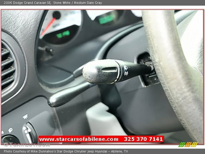 Stone White / Medium Slate Gray 2006 Dodge Grand Caravan SE