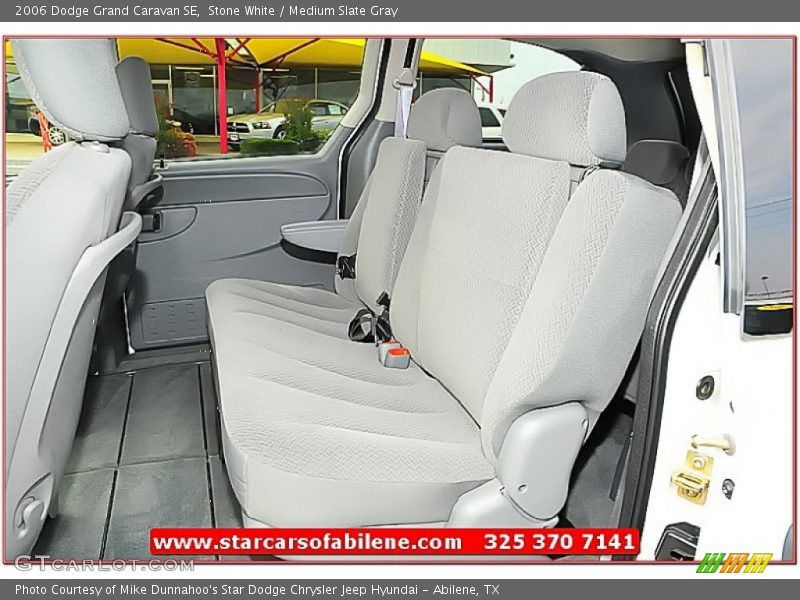 Stone White / Medium Slate Gray 2006 Dodge Grand Caravan SE