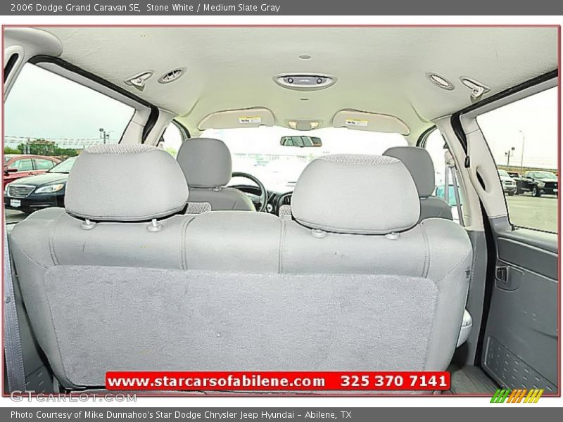 Stone White / Medium Slate Gray 2006 Dodge Grand Caravan SE