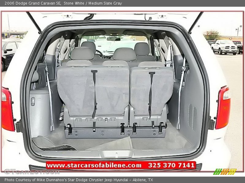 Stone White / Medium Slate Gray 2006 Dodge Grand Caravan SE