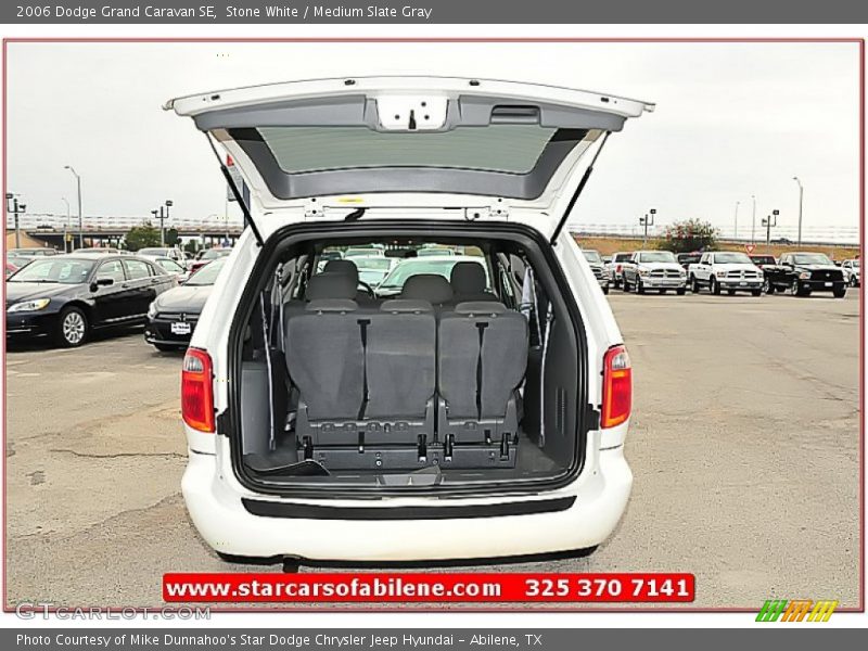 Stone White / Medium Slate Gray 2006 Dodge Grand Caravan SE