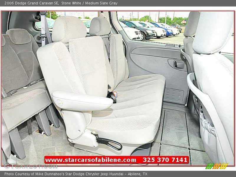 Stone White / Medium Slate Gray 2006 Dodge Grand Caravan SE