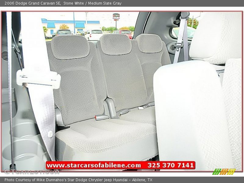 Stone White / Medium Slate Gray 2006 Dodge Grand Caravan SE
