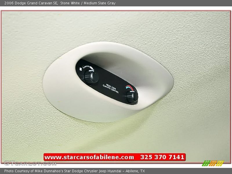 Stone White / Medium Slate Gray 2006 Dodge Grand Caravan SE