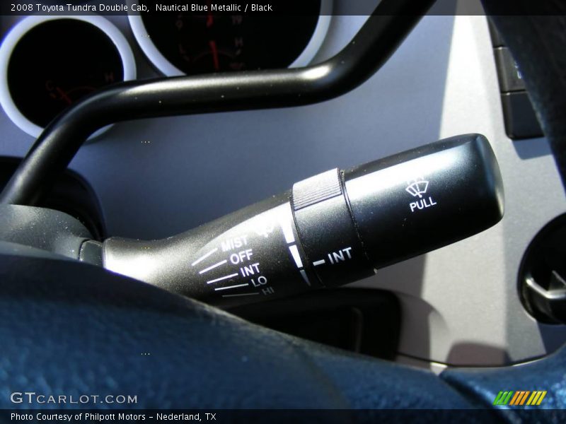 Nautical Blue Metallic / Black 2008 Toyota Tundra Double Cab