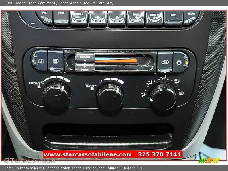 Stone White / Medium Slate Gray 2006 Dodge Grand Caravan SE
