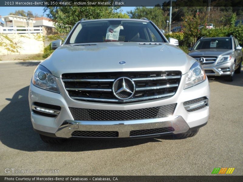 Iridium Silver Metallic / Black 2013 Mercedes-Benz ML 350 4Matic