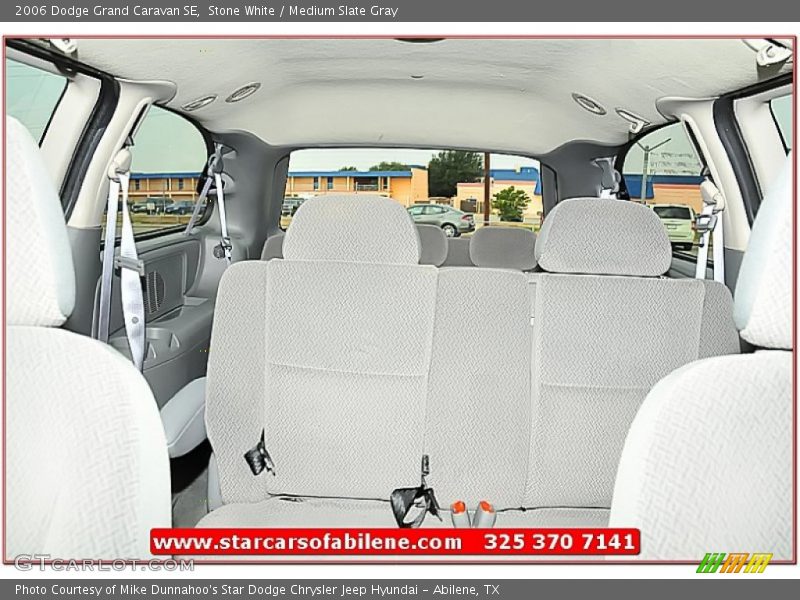 Stone White / Medium Slate Gray 2006 Dodge Grand Caravan SE