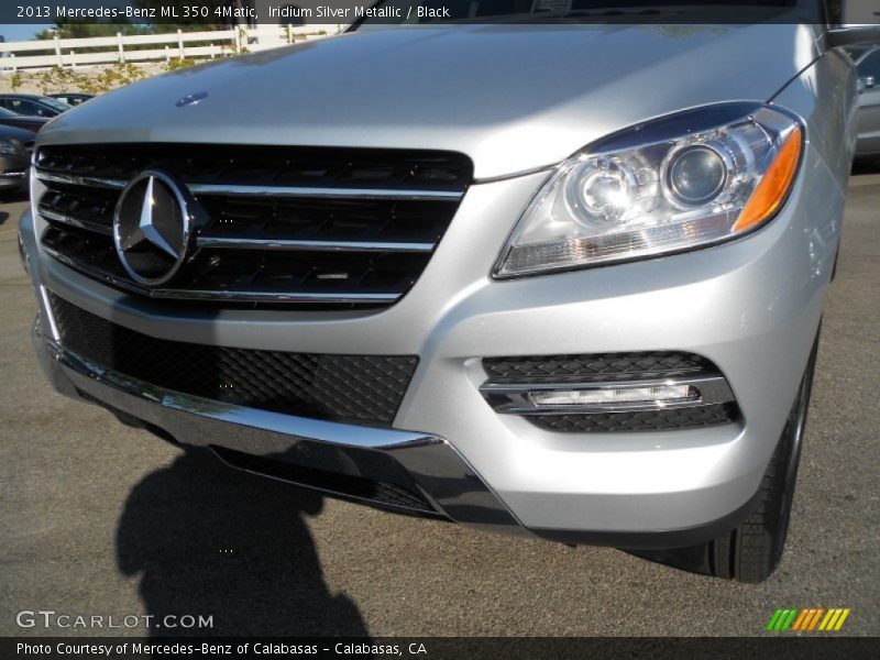 Iridium Silver Metallic / Black 2013 Mercedes-Benz ML 350 4Matic