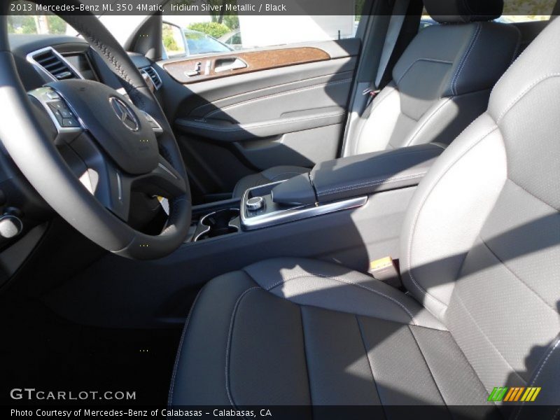 Iridium Silver Metallic / Black 2013 Mercedes-Benz ML 350 4Matic