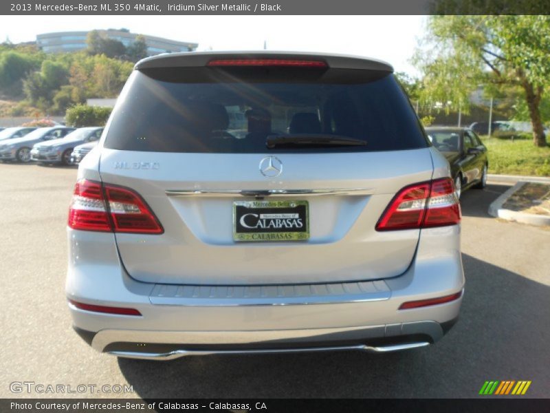 Iridium Silver Metallic / Black 2013 Mercedes-Benz ML 350 4Matic