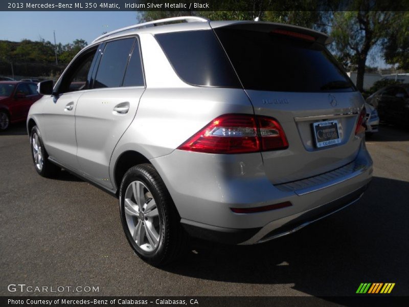 Iridium Silver Metallic / Black 2013 Mercedes-Benz ML 350 4Matic