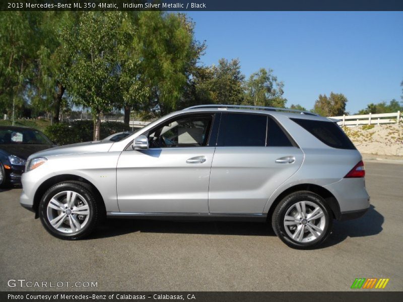 Iridium Silver Metallic / Black 2013 Mercedes-Benz ML 350 4Matic