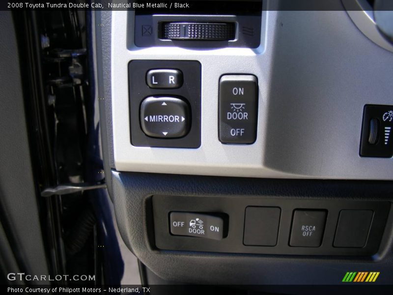 Nautical Blue Metallic / Black 2008 Toyota Tundra Double Cab