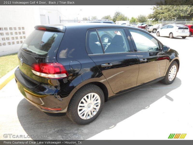 Black / Titan Black 2013 Volkswagen Golf 4 Door
