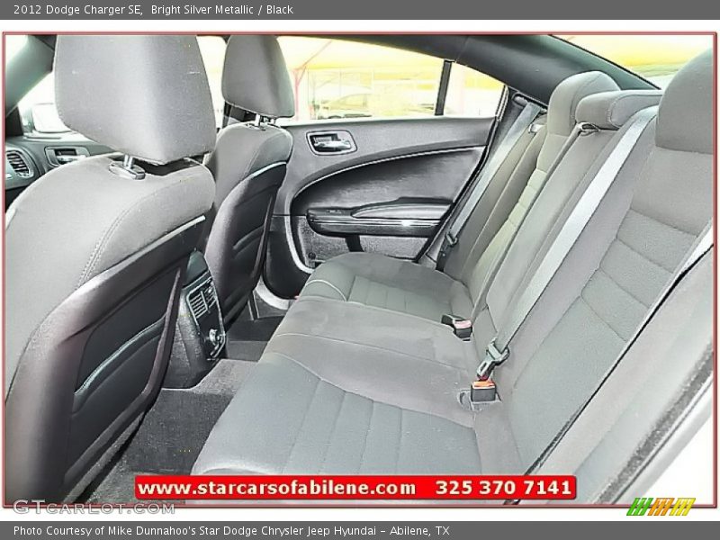 Bright Silver Metallic / Black 2012 Dodge Charger SE