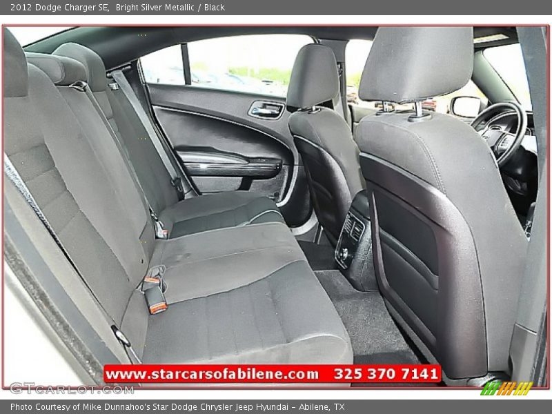 Bright Silver Metallic / Black 2012 Dodge Charger SE