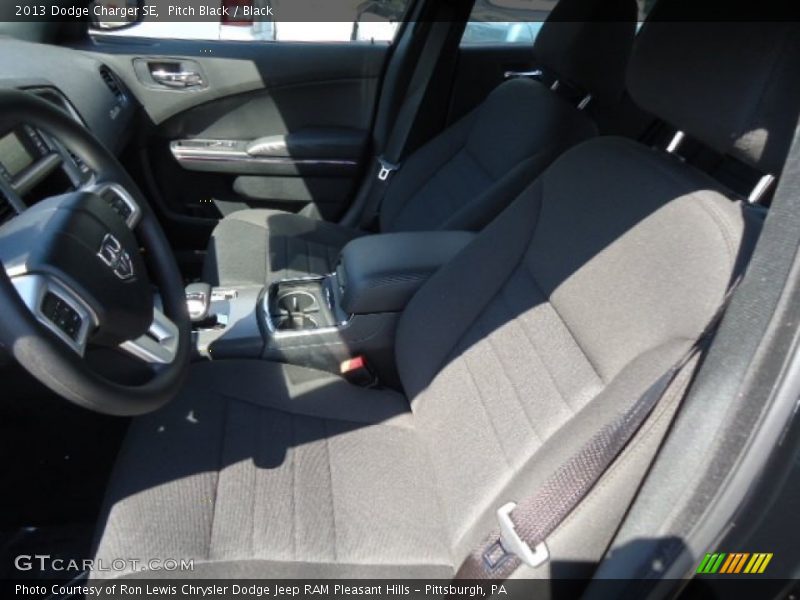 Pitch Black / Black 2013 Dodge Charger SE