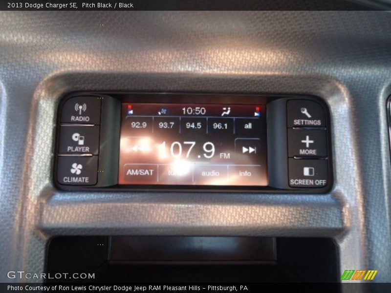 Pitch Black / Black 2013 Dodge Charger SE