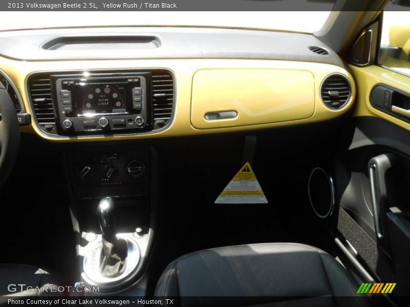 Yellow Rush / Titan Black 2013 Volkswagen Beetle 2.5L