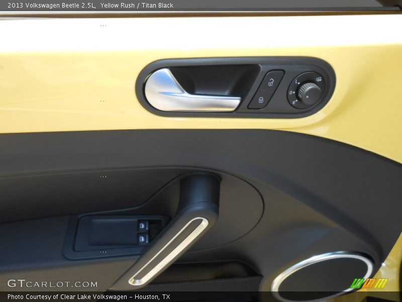 Yellow Rush / Titan Black 2013 Volkswagen Beetle 2.5L