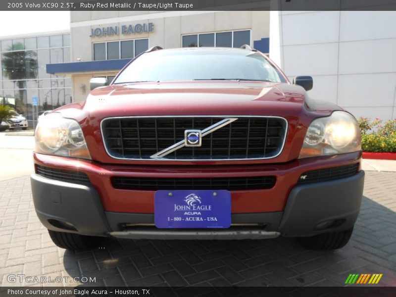 Ruby Red Metallic / Taupe/Light Taupe 2005 Volvo XC90 2.5T