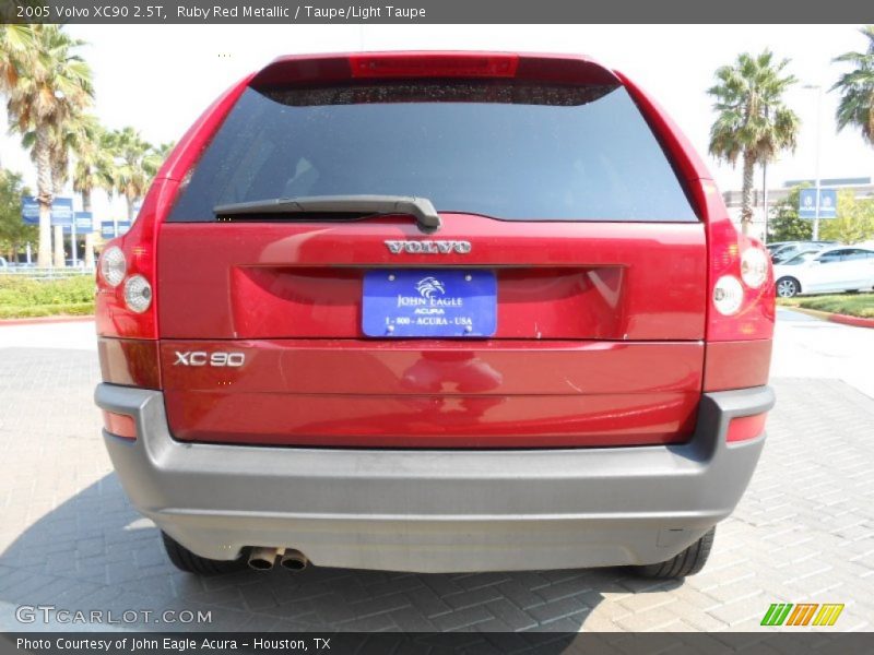 Ruby Red Metallic / Taupe/Light Taupe 2005 Volvo XC90 2.5T