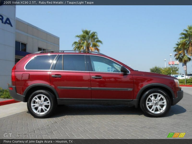 Ruby Red Metallic / Taupe/Light Taupe 2005 Volvo XC90 2.5T