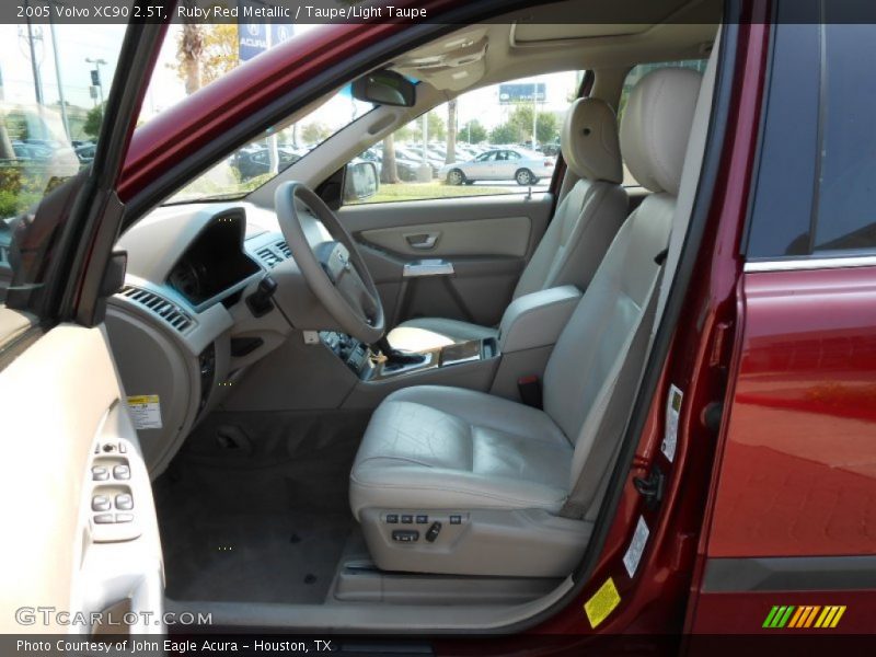 Ruby Red Metallic / Taupe/Light Taupe 2005 Volvo XC90 2.5T