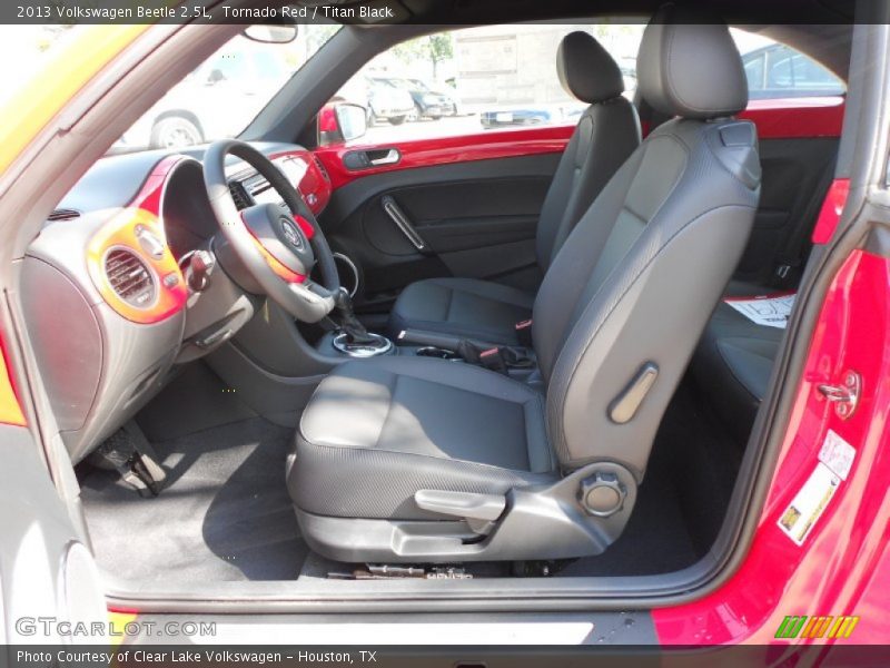 Tornado Red / Titan Black 2013 Volkswagen Beetle 2.5L