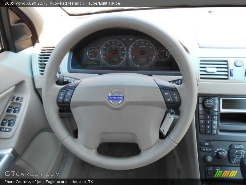 Ruby Red Metallic / Taupe/Light Taupe 2005 Volvo XC90 2.5T