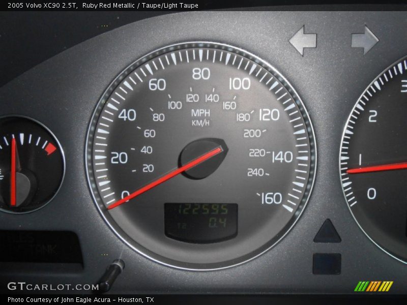 Ruby Red Metallic / Taupe/Light Taupe 2005 Volvo XC90 2.5T