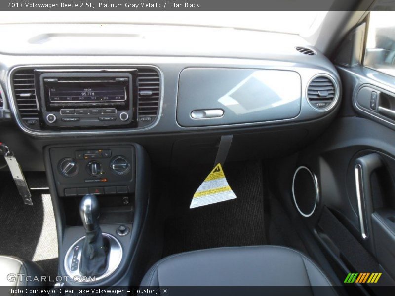 Platinum Gray Metallic / Titan Black 2013 Volkswagen Beetle 2.5L